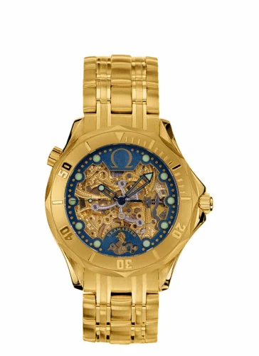 Omega Seamaster Diver 300M Automatic 41 Yellow Gold / Skeleton / Bracelet / 50th Anniversary 2931.80.00 (29318000)